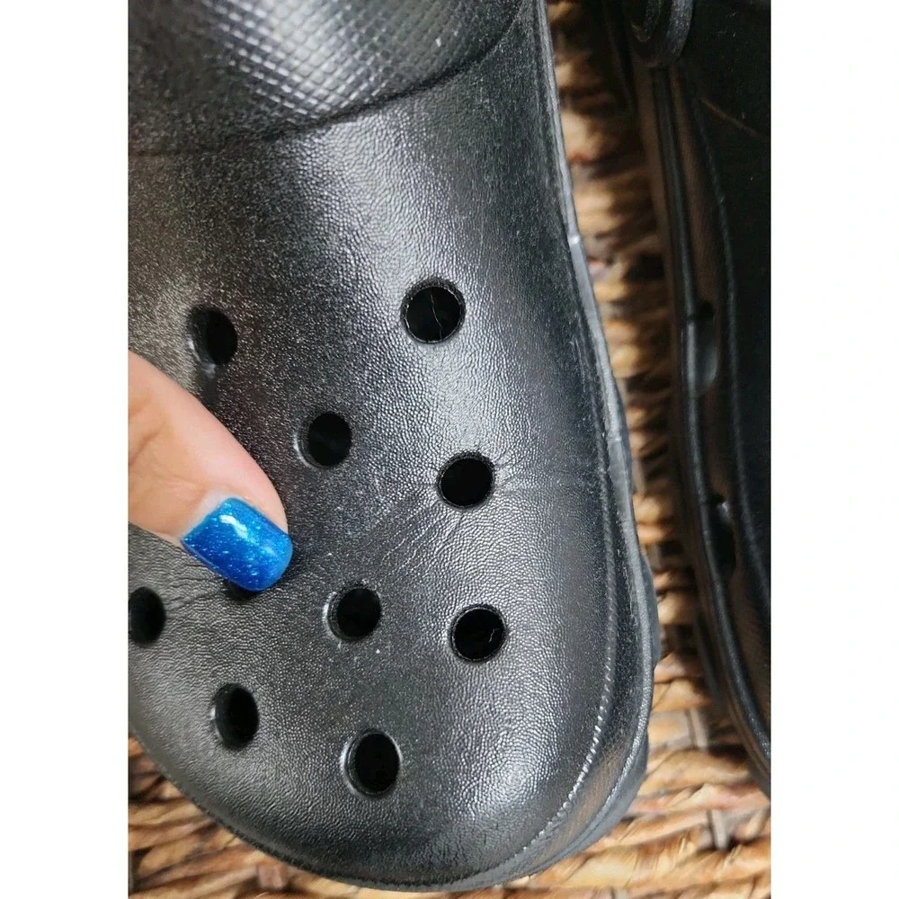 Crocs x Pleasures All Terrain Clog Reflective Black Men's 6 Women's 8